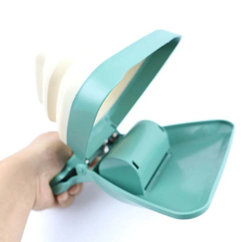 "Travel Pooper Scooper for Dogs with Foldable Design and Eco Bags"