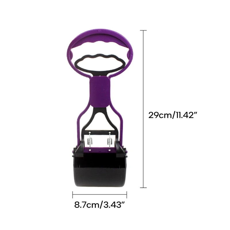 Pet Poop Scooper with Long Handle - Jaw Scoop for Hygienic Waste Pickup